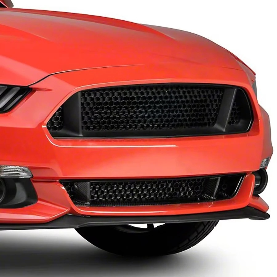 2015-2017  for Mustang Coupe 2-Door GT Style Carbon Fiber Front Bumper Grille High Performance Car Parts